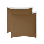 Carla - Pillowcase (X2) - Cotton Gauze - Hazelnut