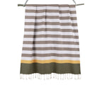 Arcachon - Fouta Tricolore - Topo claro/Azafrán/Caqui