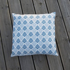 Pavo real - Funda de cojín para exterior - Azul