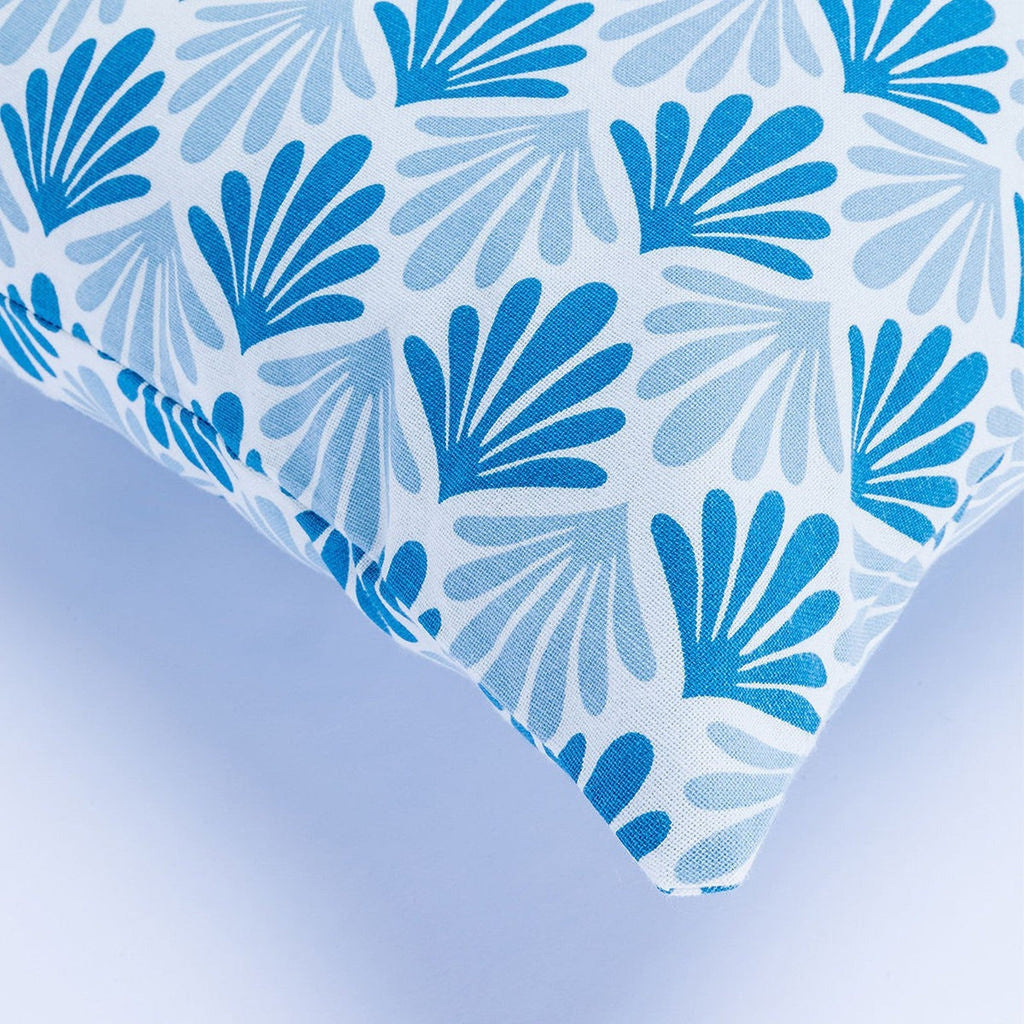 Pavo real - Funda de cojín para exterior - Azul