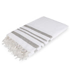 Hamptons - Mantel - Blanco/Plata