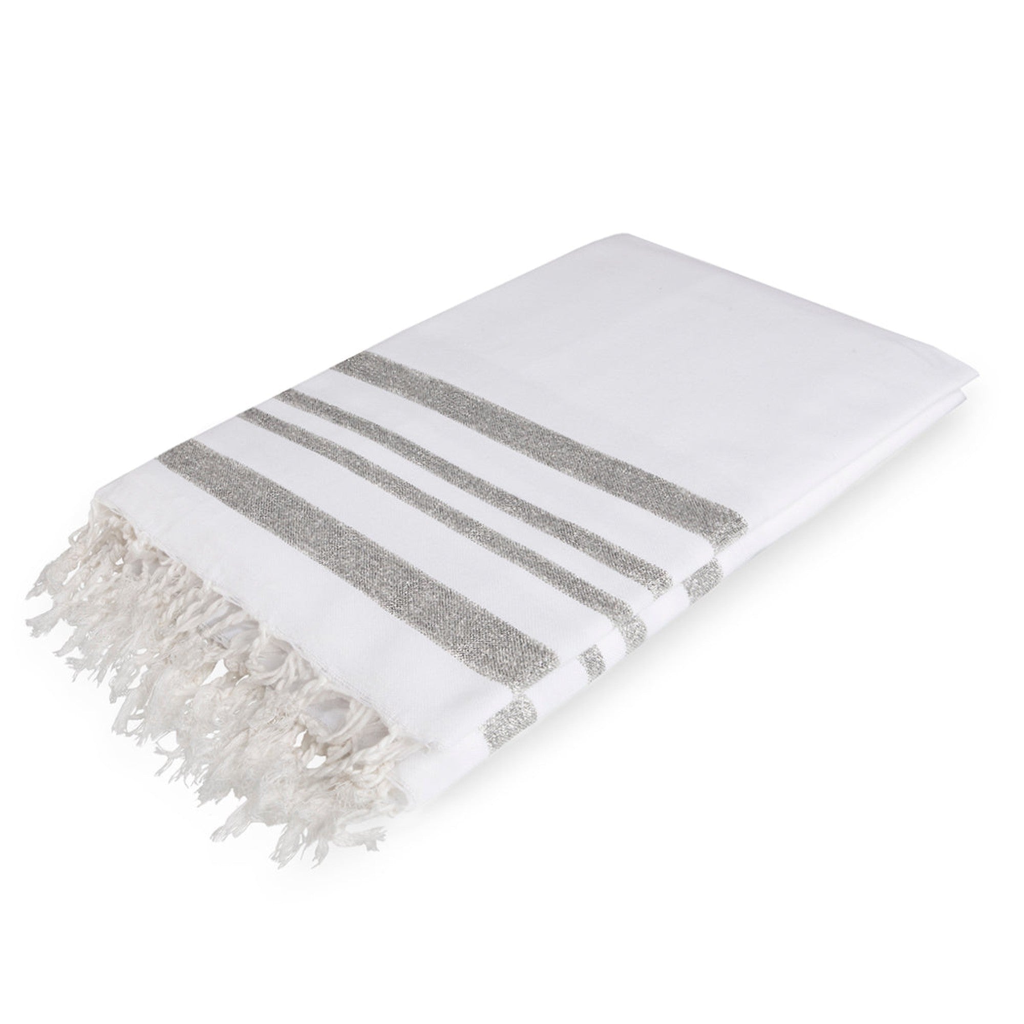 Hamptons - Mantel - Blanco/Plata