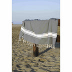 St Tropez - Fouta Xxl - Gris Medio