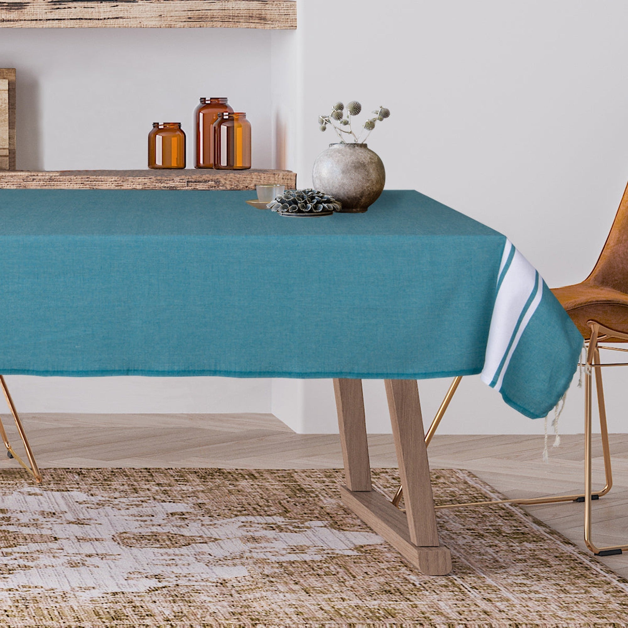 St Tropez - Mantel - Verde Pato