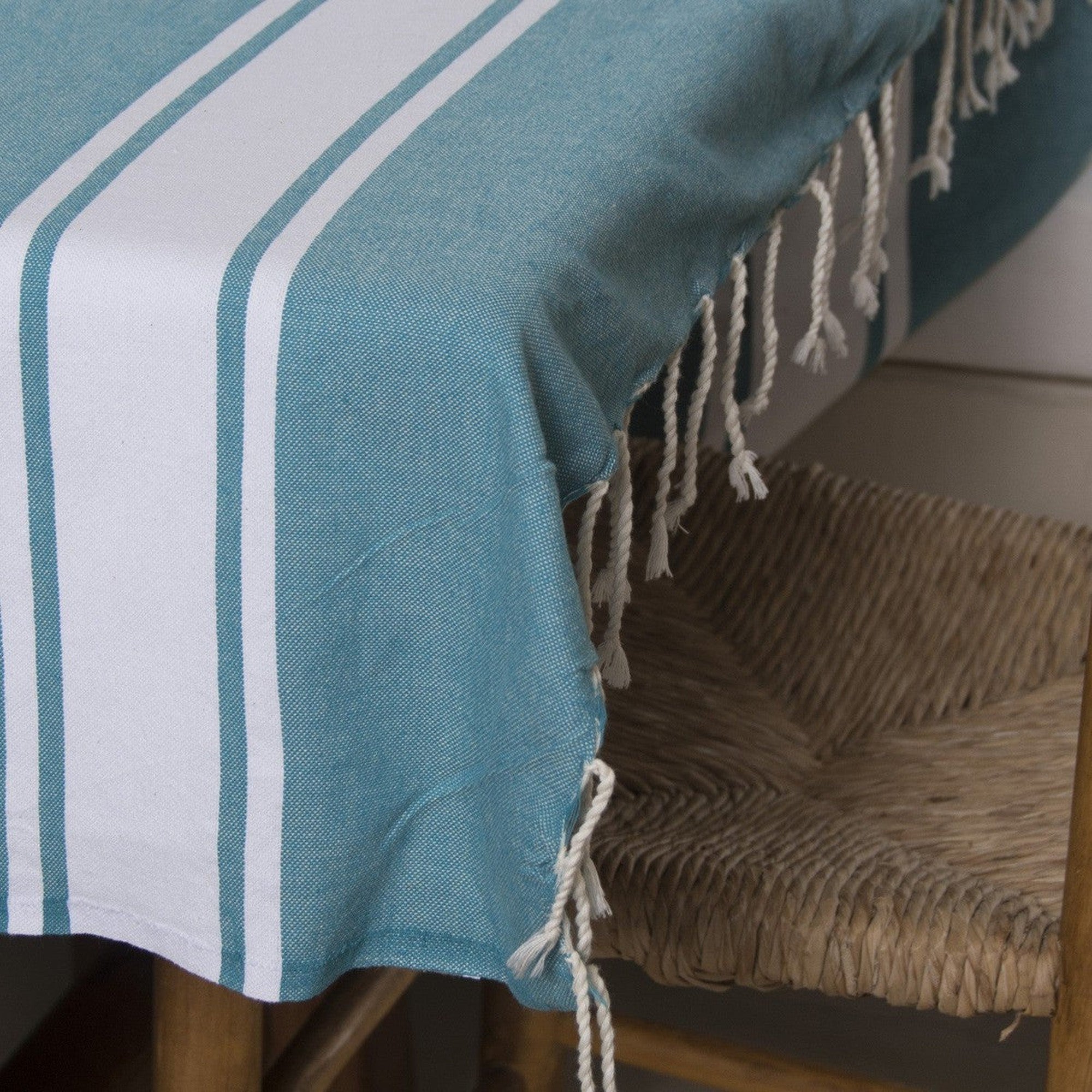 St Tropez - Mantel - Verde Pato