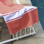 St Tropez - Fouta Xxl - Coral Naranja