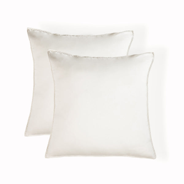 Gaia - Pack of 2 Pillowcases - Organic Cotton & Lyocell - Greige