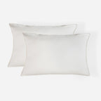 Gaia - Pack De 2 Fundas De Almohada - Algodón Orgánico & Lyocell - Greige