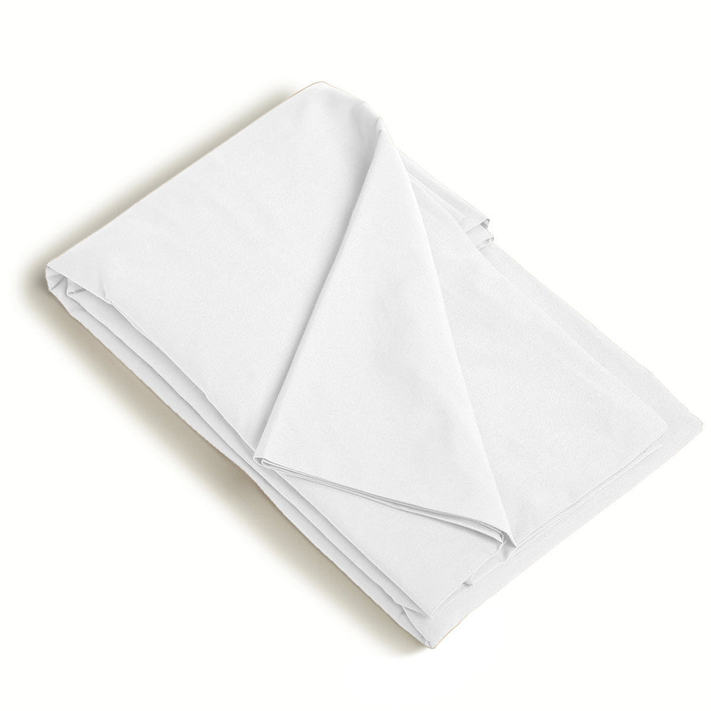 Gaia - Juego + Fundas - Satén Lavado De Algodón Orgánico - Blanco