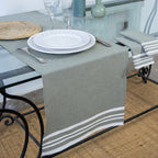 Mahdia - Table Runner - Olive Green
