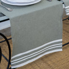 Mahdia - Table Runner - Olive Green