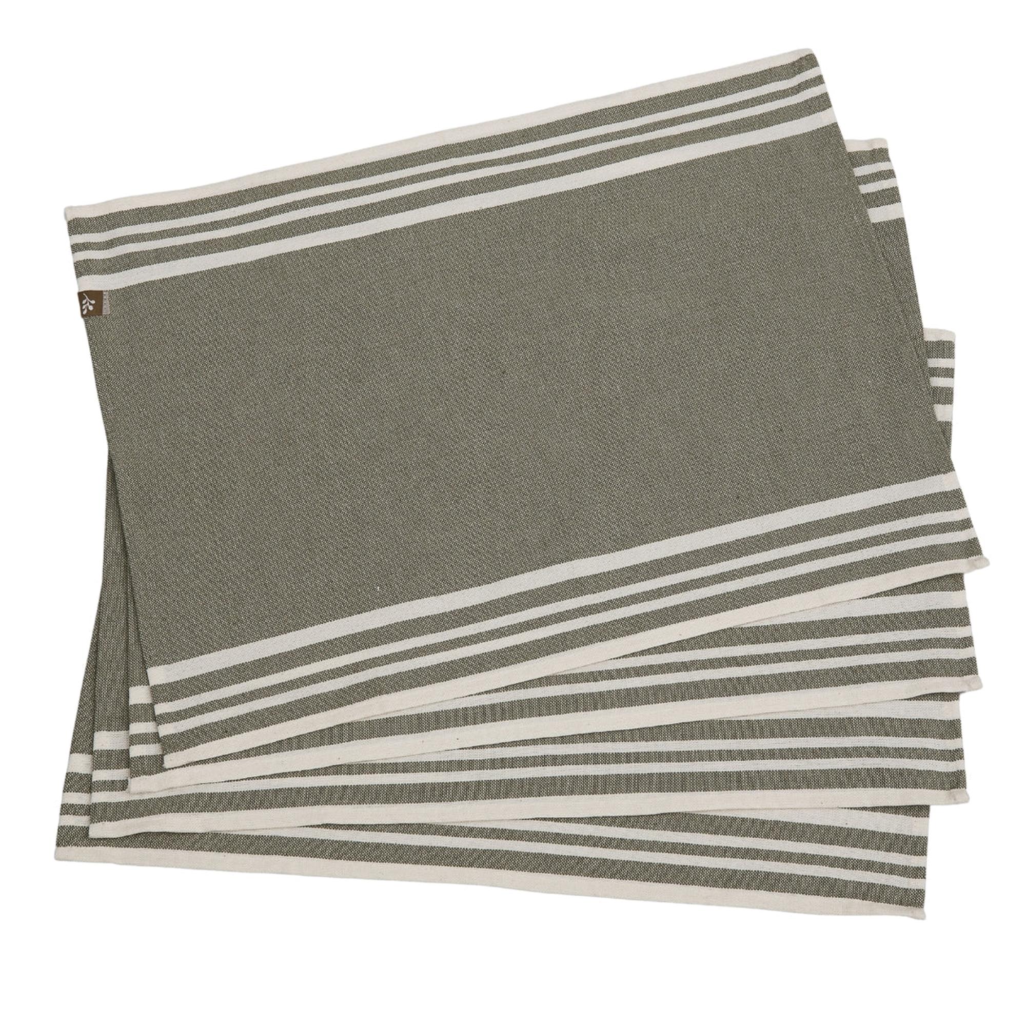 Mahdia - Mantel Individual (X4) - Verde Oliva
