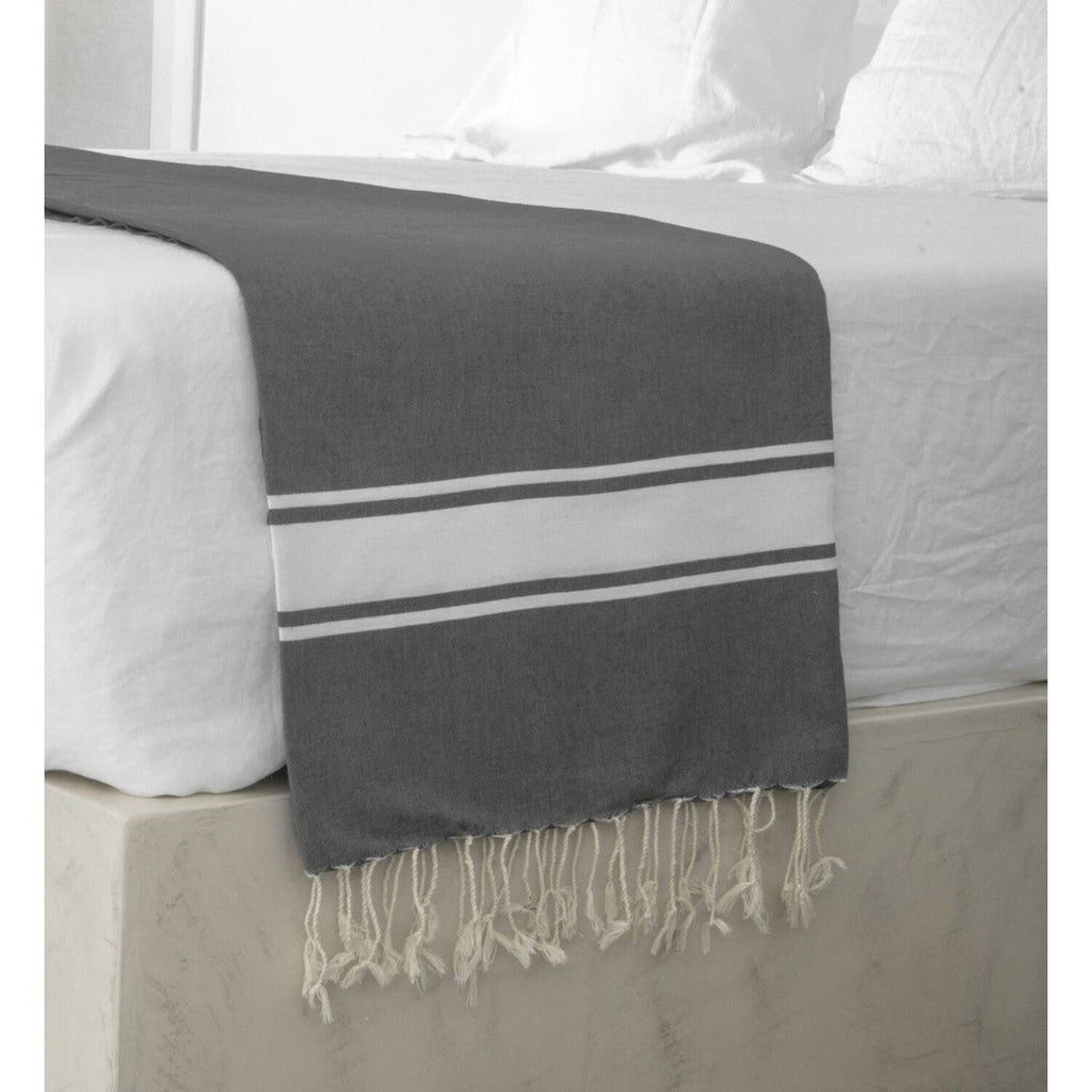 St Tropez - Tablecloth - Medium Gray