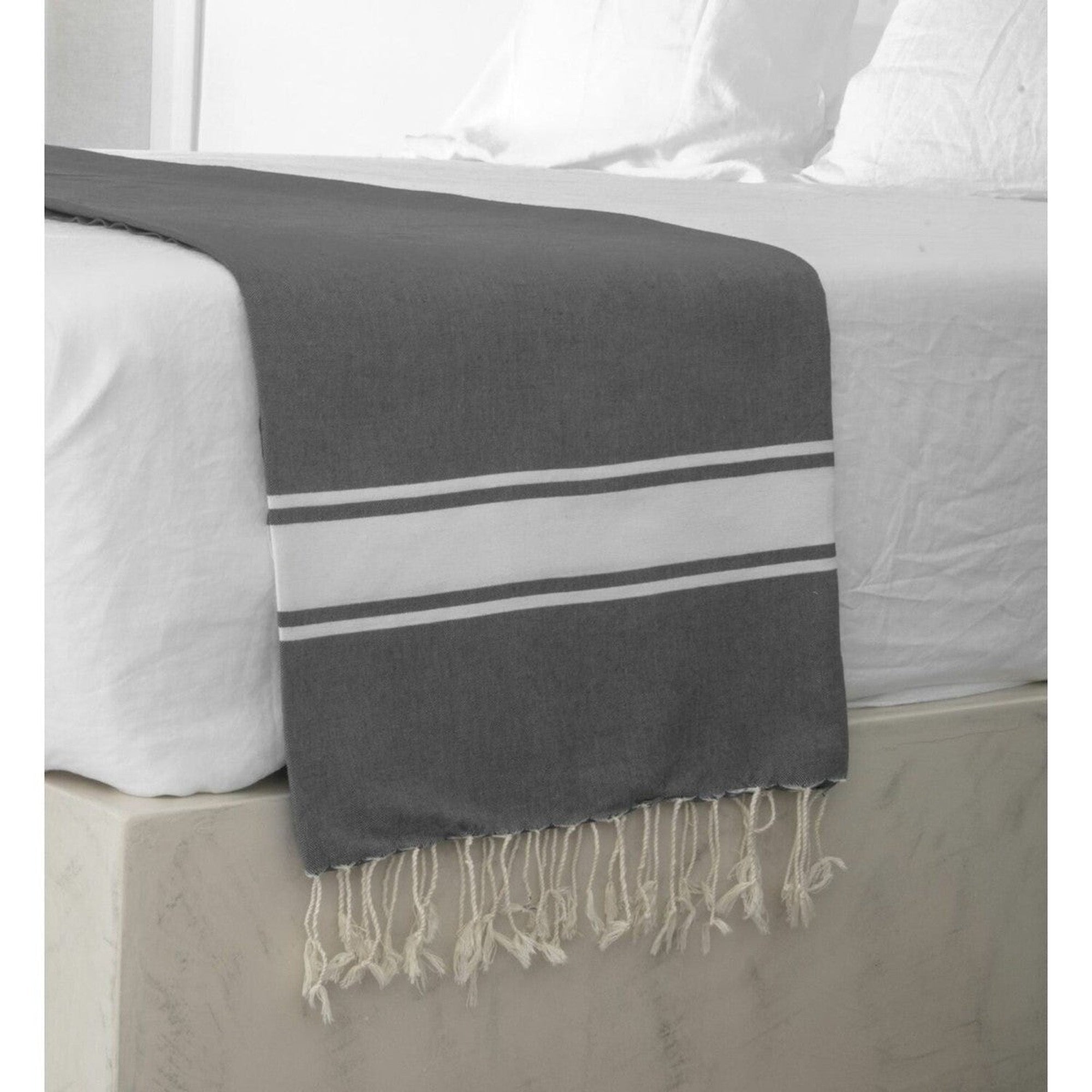 St Tropez - Tablecloth - Medium Gray
