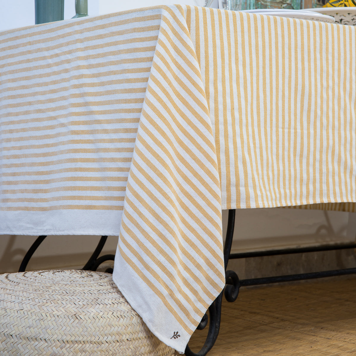 Hossegor - Nappe - Coton - Jaune Moutarde