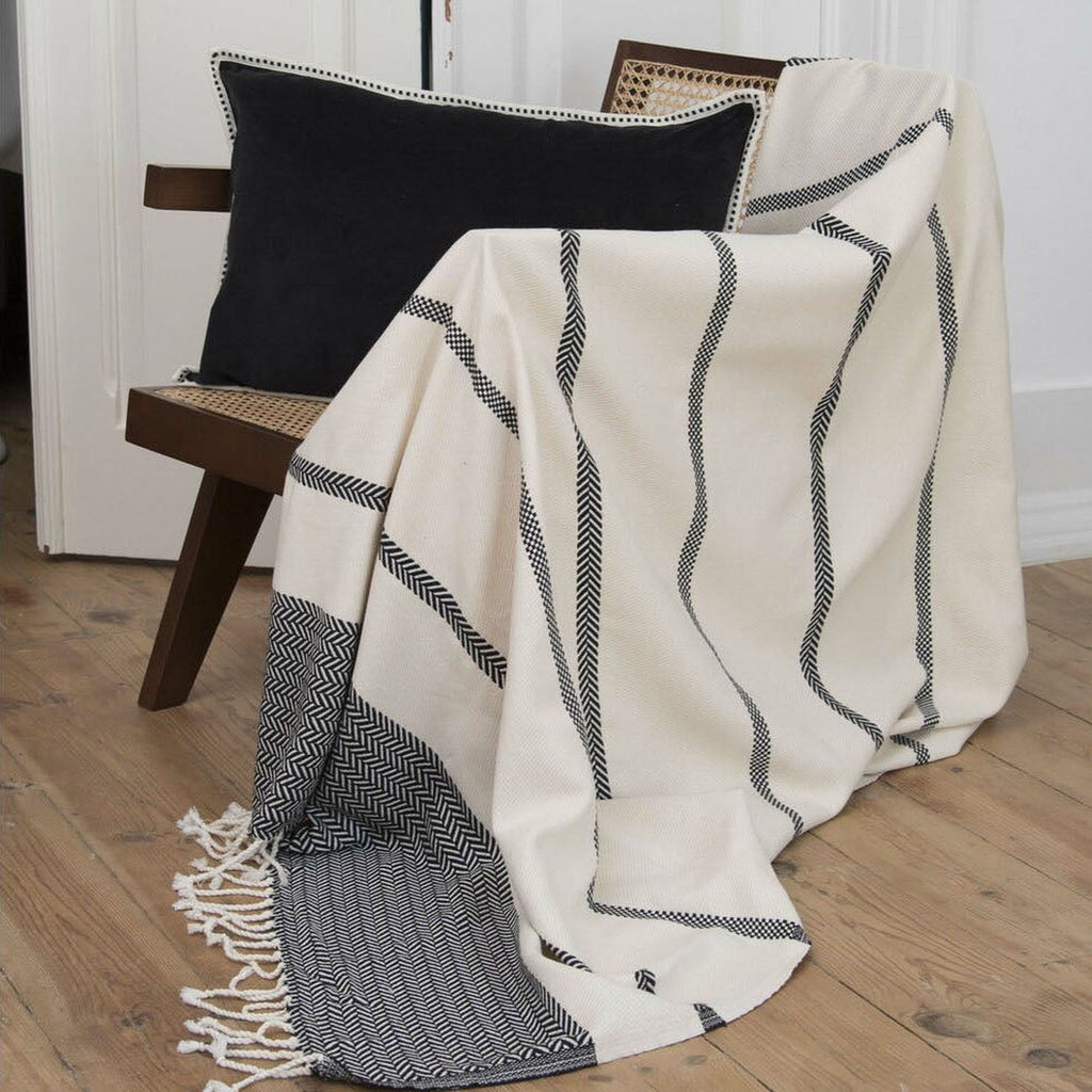 Liv - Plaid - Coton - Noir