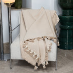 Gstaad - Plaid - Lana - Taupe Clair