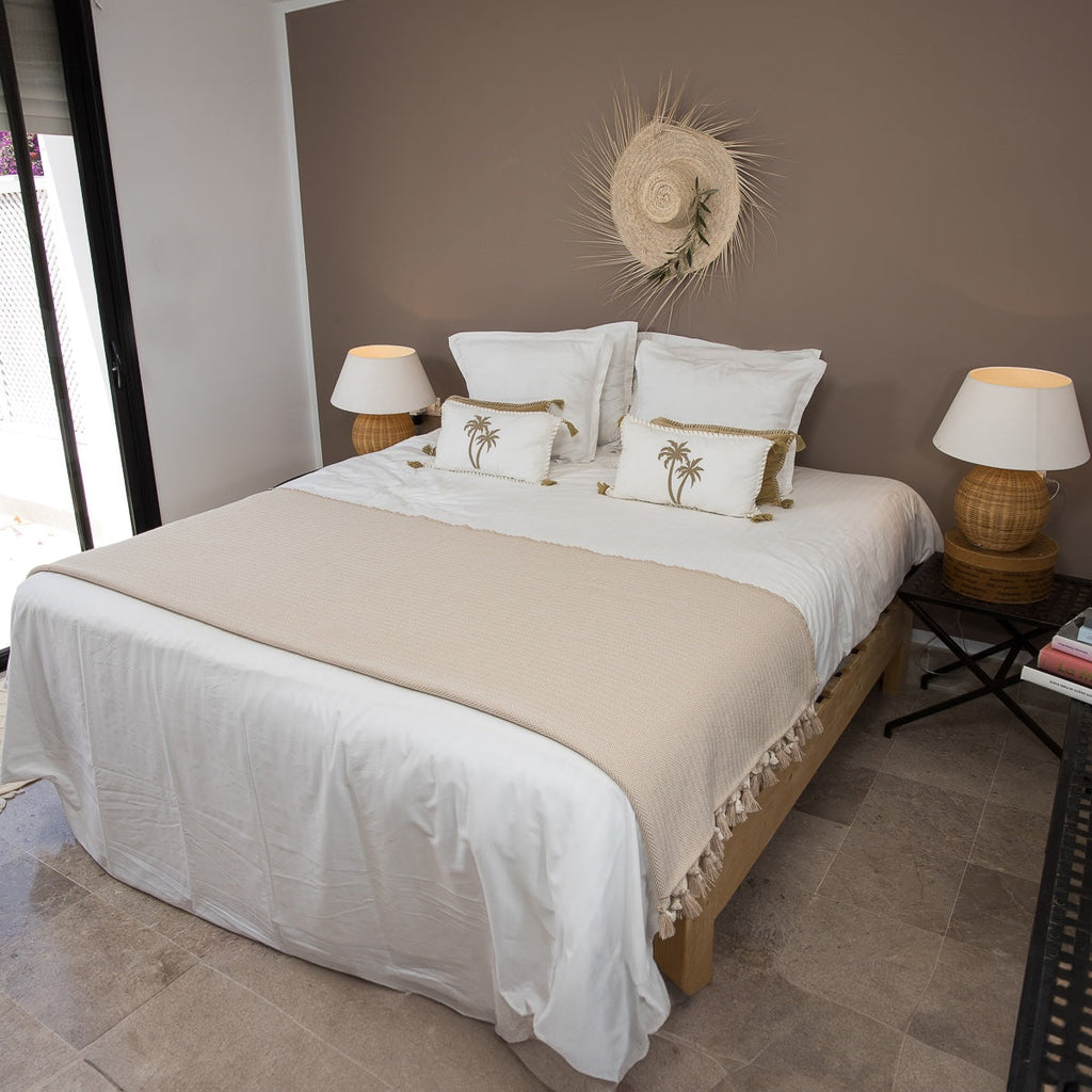 Gstaad - Plaid - Lana - Taupe Clair
