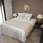 Gstaad - Plaid - Lana - Taupe Clair