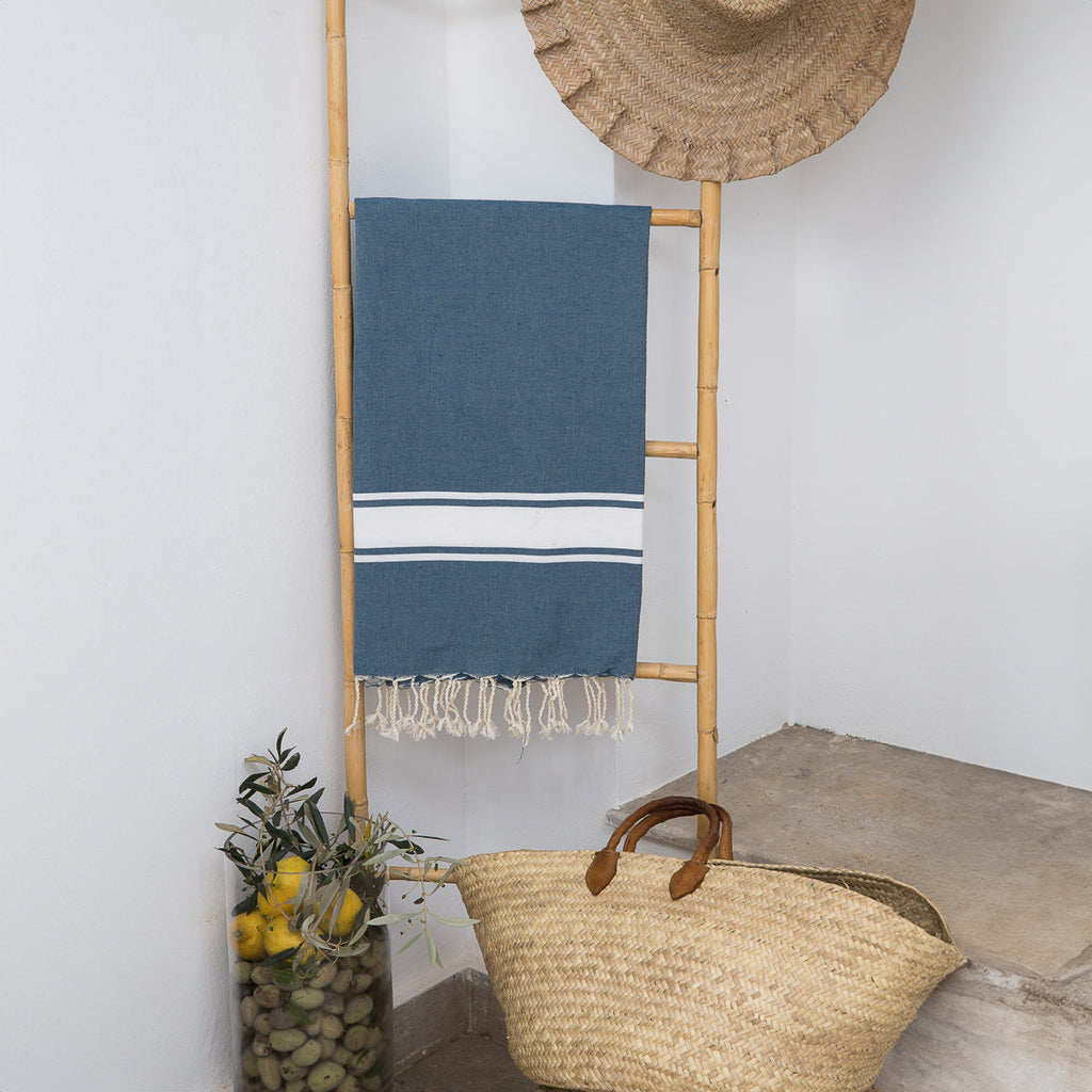 St Tropez - Fouta - Bleu Orage