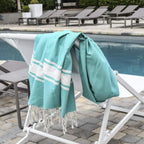 St Tropez - Fouta Xxl - Verde Turquesa