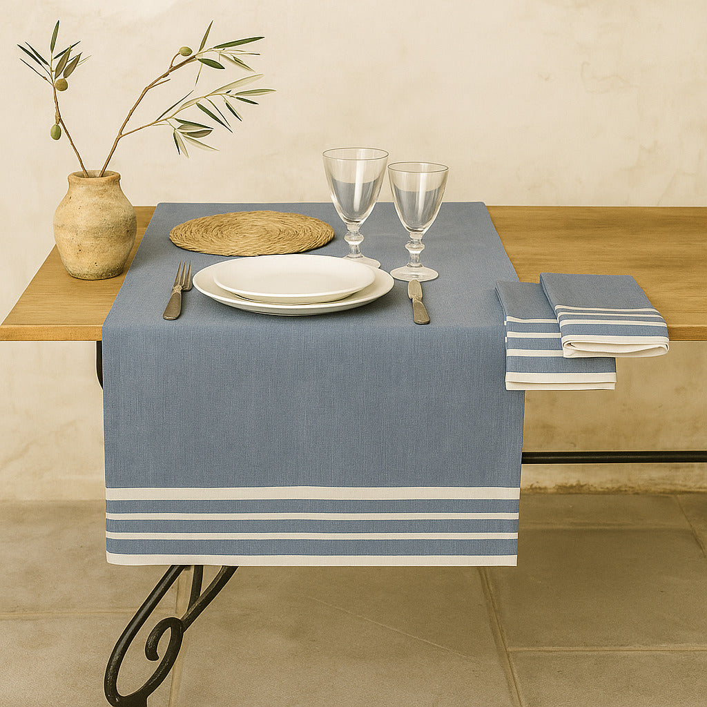 Mahdia - Table Runner - Jean Blue
