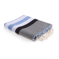 Arcachon - Fouta Tricolor - Azul cielo