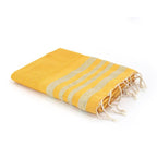 Hamptons - Honeycomb Fouta - Saffron Yellow/Gold