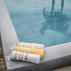 Hamptons - Honeycomb Fouta - Saffron Yellow/Gold