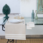 Mahdia - Table Runner - Linen