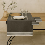 Mahdia - Table Runner - Black