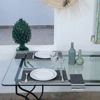 Mahdia - Mantel individual (X4) - Negro