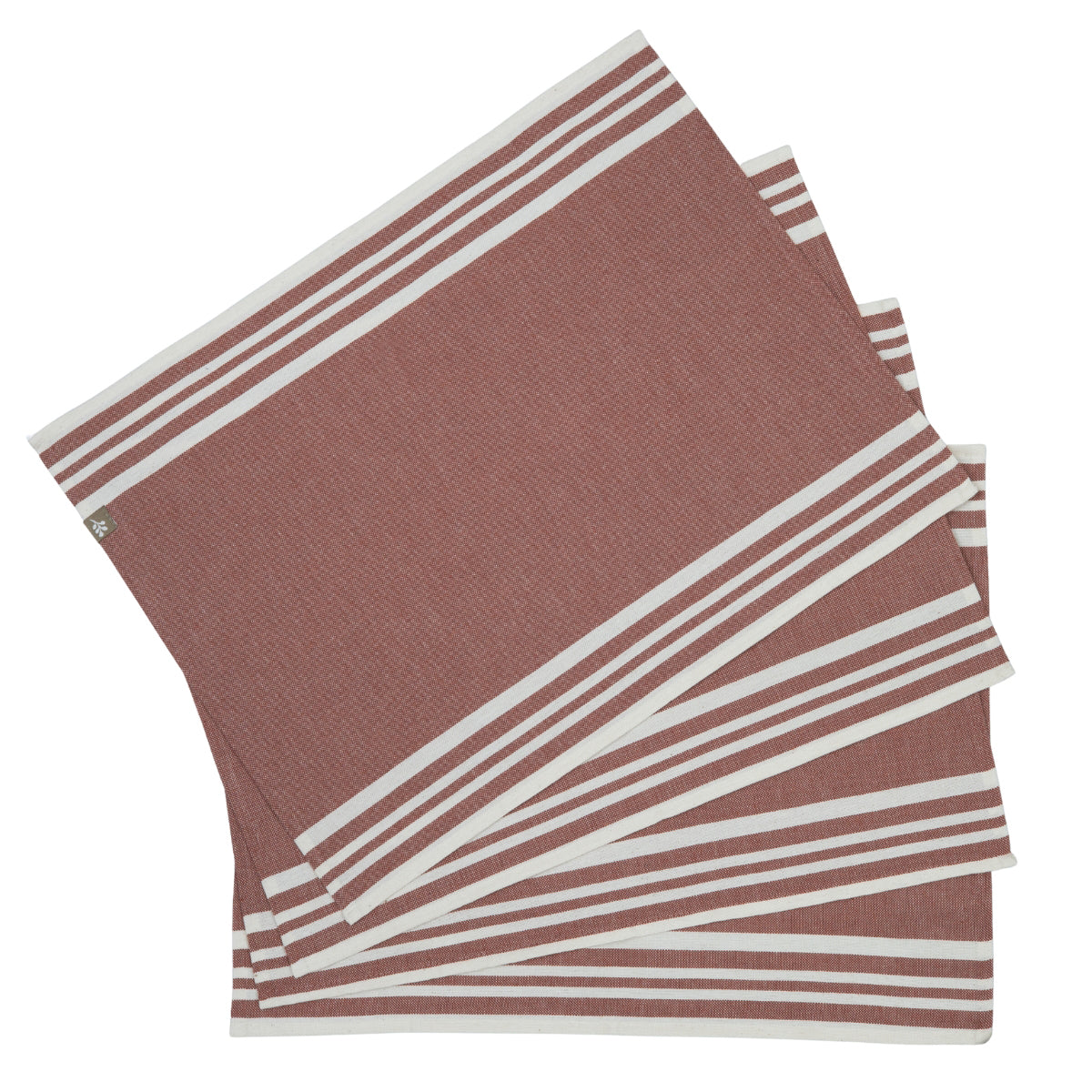 Mahdia - Placemat (x4) - Tomette Red