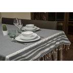 Hamptons - Mantel - Gris Medio/Plata