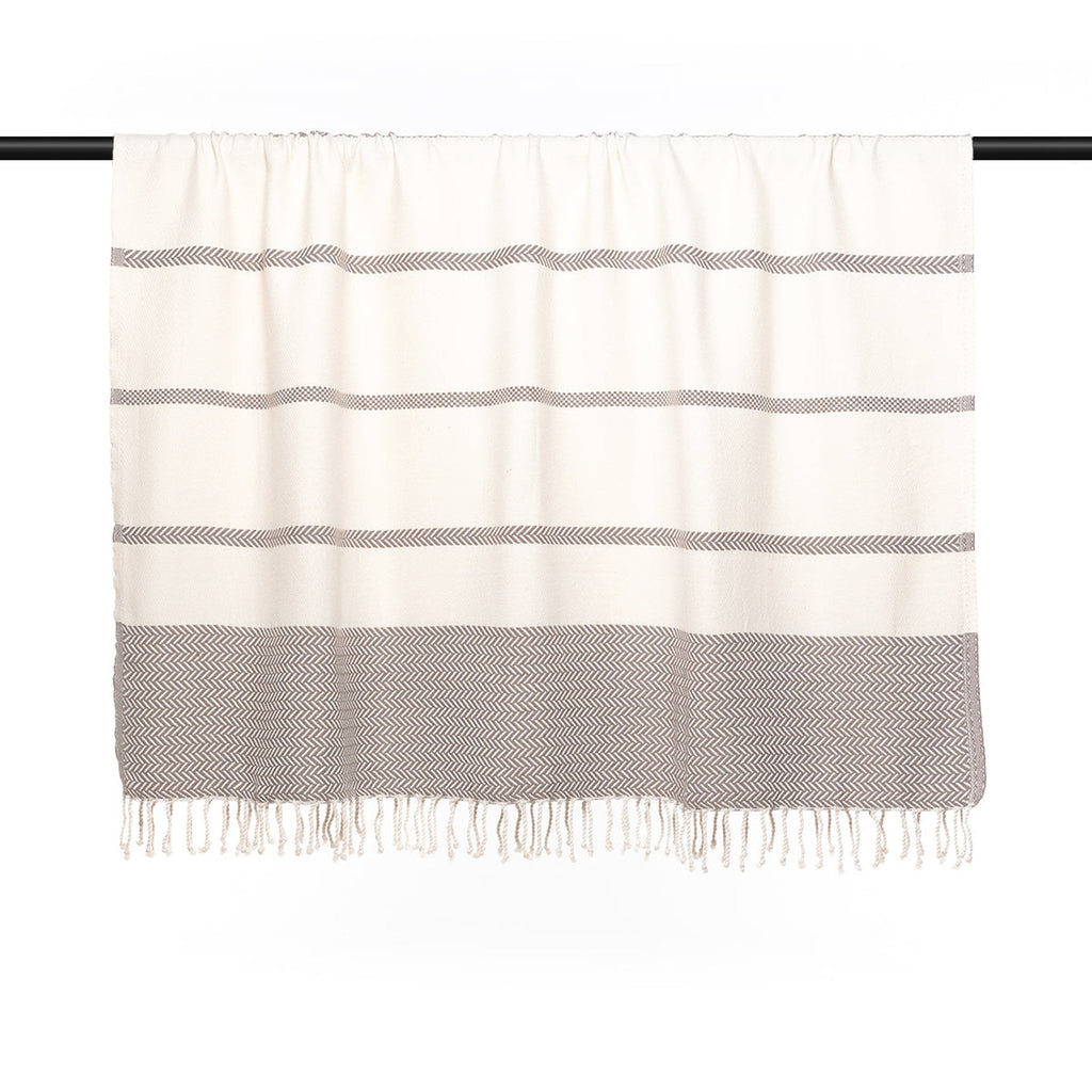 Liv - Plaid - Algodón - Taupe