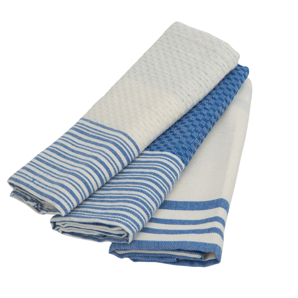 Mahdia - Tea towel (X3) - Greek Blue