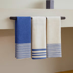 Mahdia - Tea towel (X3) - Greek Blue