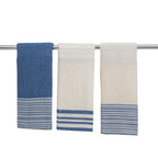 Mahdia - Tea towel (X3) - Greek Blue