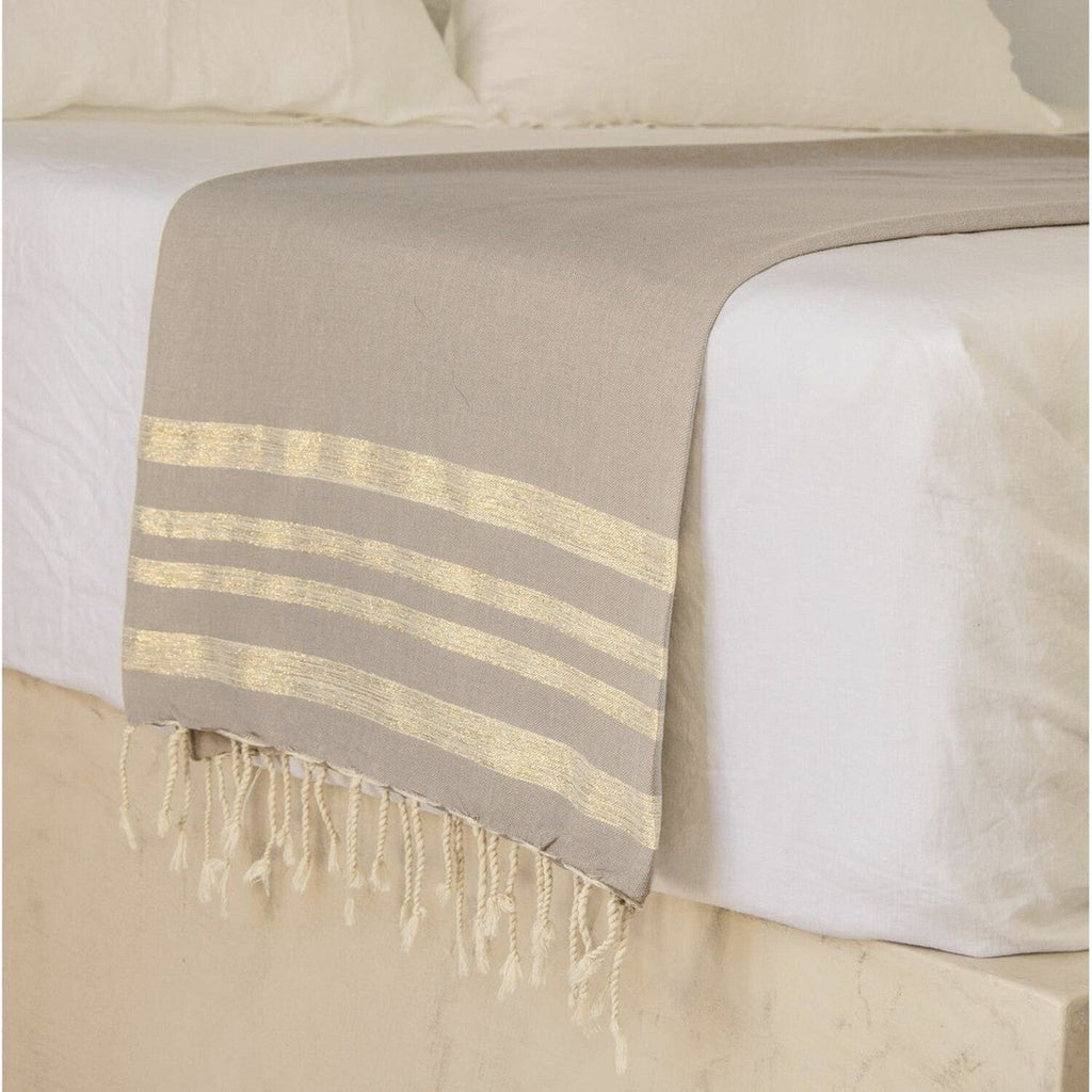 Hamptons - Nappe - Beige/Or