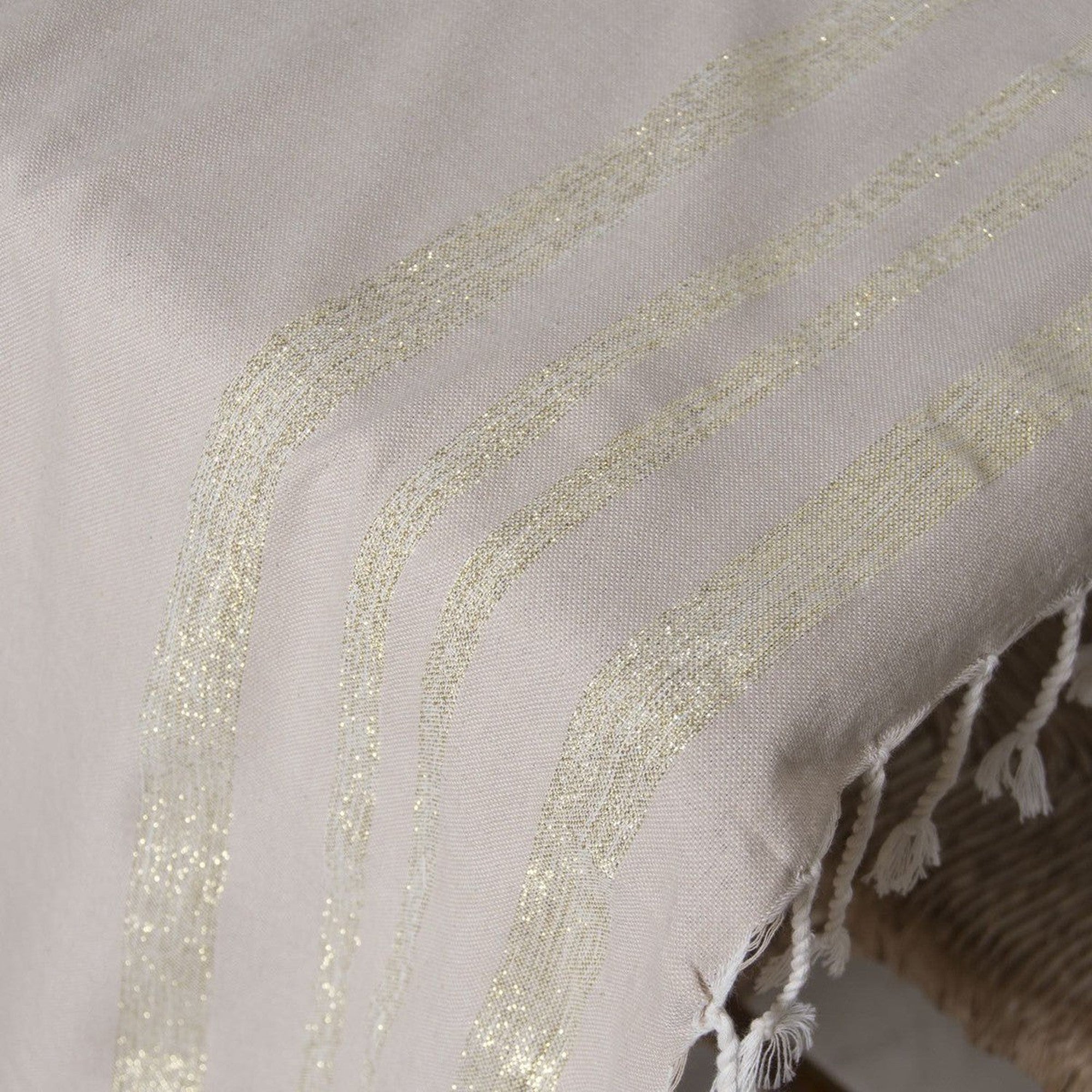 Hamptons - Nappe - Beige/Or
