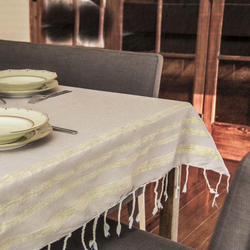 Hamptons - Mantel - Beige/Oro