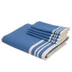 Mahdia - Mantel + 8 Servilletas - Azul Griego