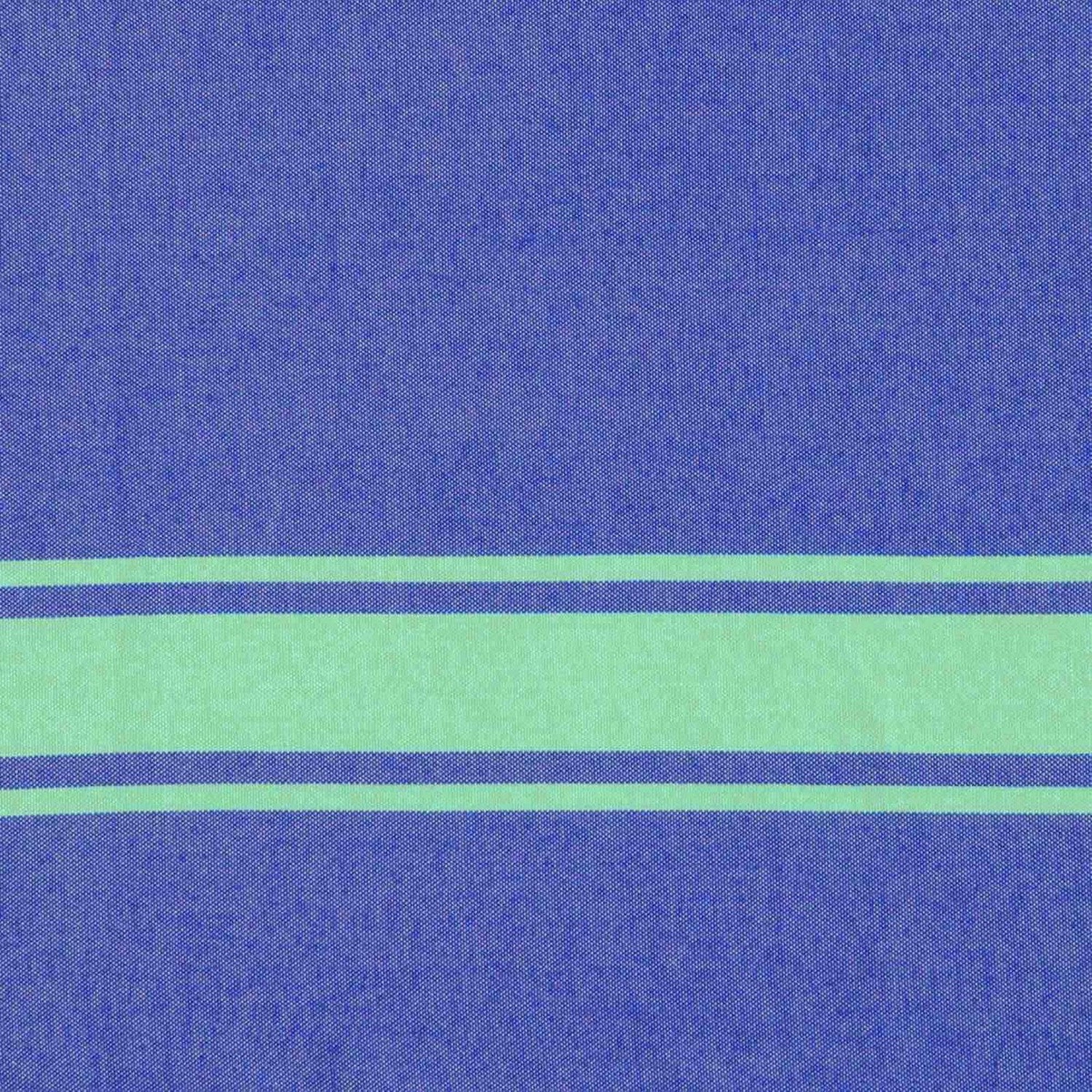 St Tropez - Fouta bicolor - Azul griego/Verde manzana