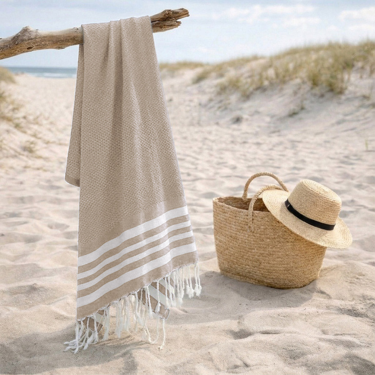 Newport - Fouta - Beige Lin