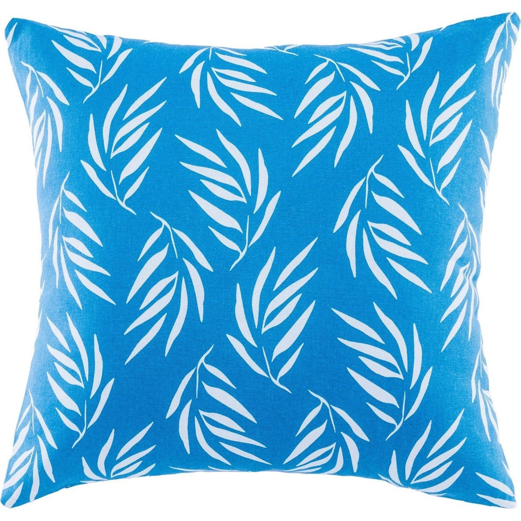 Foliage - Housse De Coussin D'Extérieur - Bleu