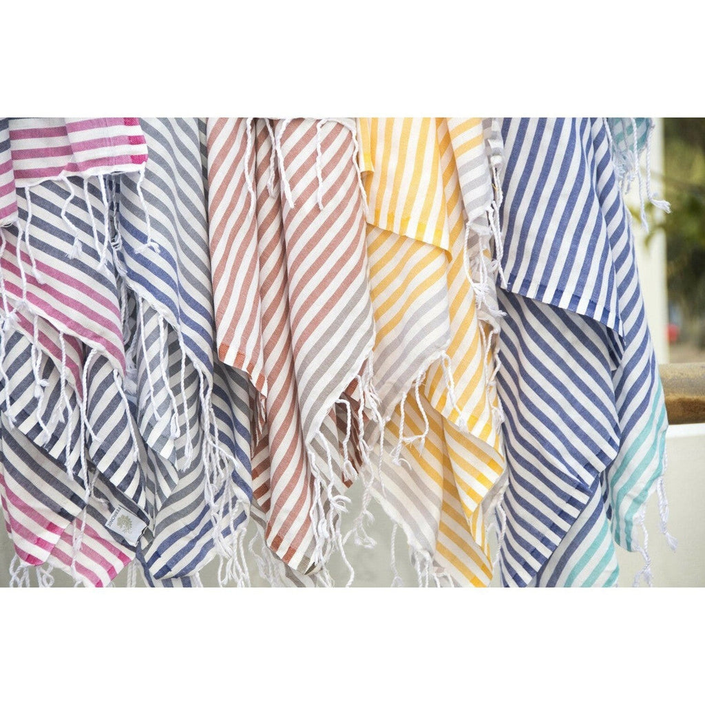 Bora Bora - Fouta Pareo - Terracotta/Light Taupe