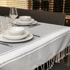 St Tropez - Mantel - Gris Perla