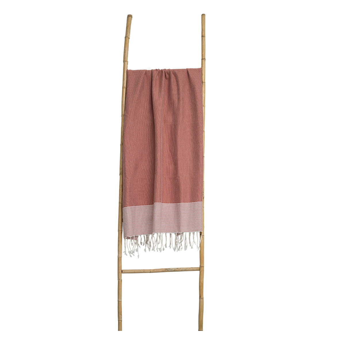 Ibiza - Fouta Nid D'Abeille - Rose Argile