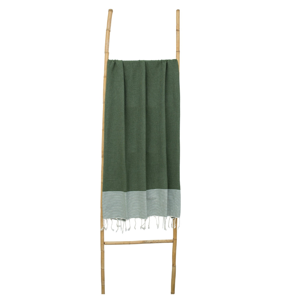 Ibiza - Fouta Nid D'Abeille - Vert Olive