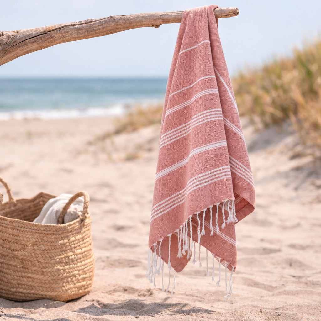 Mykonos - Fouta - Pink Clay